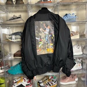 Off-White Pascal Print Pivot Bomber